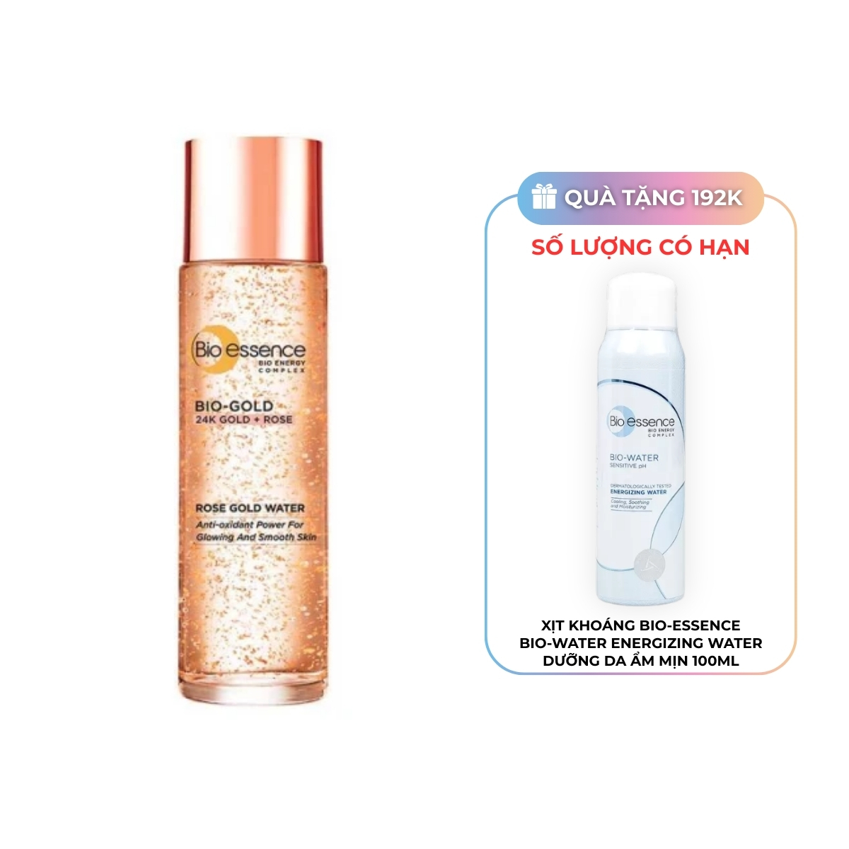 Nước Dưỡng Bio-Essence Bio-Gold Rose Gold Water Ngăn Ngừa Lão Hóa 100ml