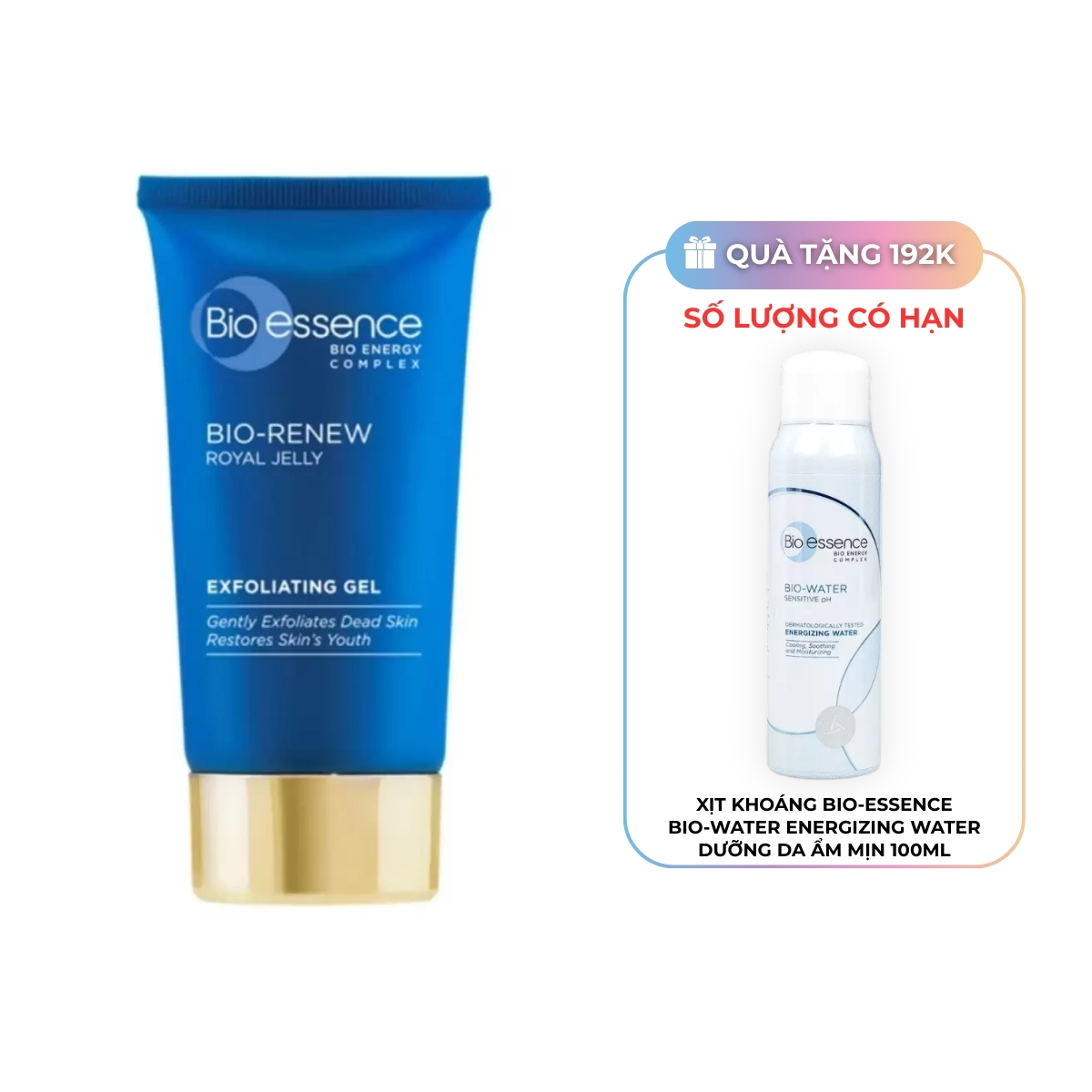 Tẩy Tế Bào Chết Da Mặt Bio-Essence Dưỡng Da Tươi Trẻ 60g