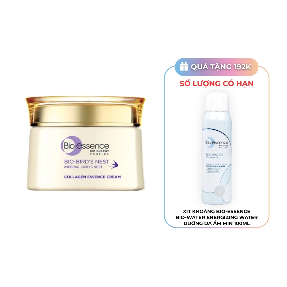 Kem Dưỡng Bio-essence Bio-Birds's Nest Collagen Essence Cream Dưỡng Da Tươi Sáng Căng Mọng 50g