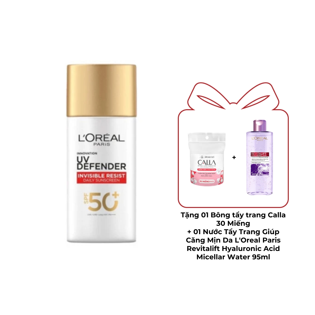 Kem Chống Nắng Loreal UV Defender Serum Invisible Fluid Mỏng Nhẹ 50ml