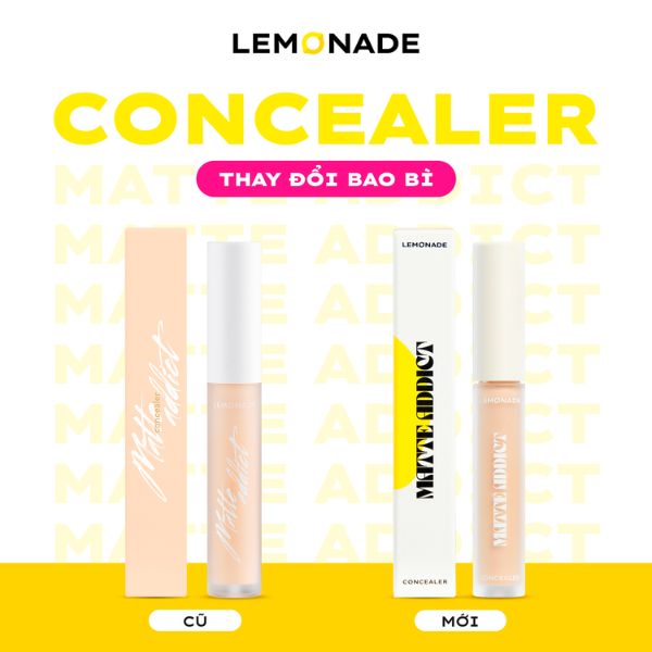 Che Khuyết Điểm Lemonade Matte Addict Concealer 3g