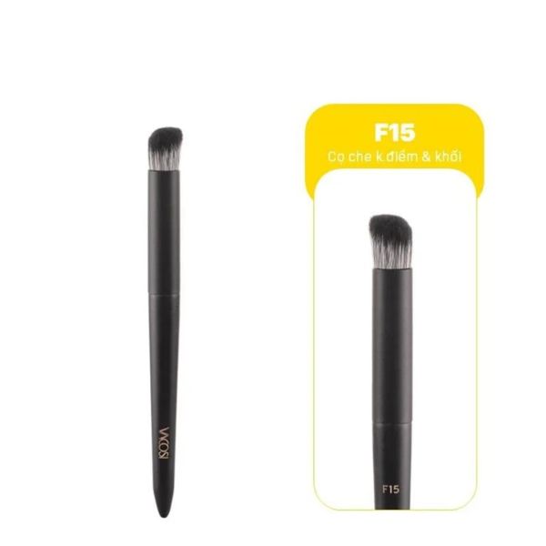 Cọ Che Khuyết Điểm Xéo Đầu Vacosi Round Concealer Brush - F15