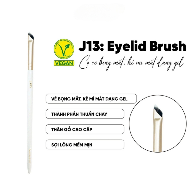 Mô tả Cọ Phủ Jary Kẻ Mắt Vẽ Bọng Mắt J13