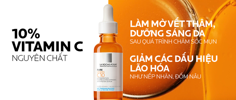 Serum La Roche-Posay Pure Vitamin C10 Giảm Lão Hóa 30ml