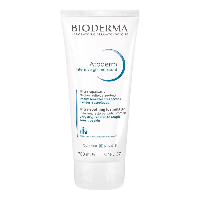 Gel Làm Sạch Bioderma Atoderm Intensive Cho Da Rất Khô & Viêm Da Cơ Địa 200ml