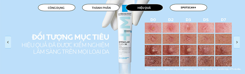 Kem Dưỡng La Roche-Posay Effaclar DUO+M Giảm Mụn 40ml