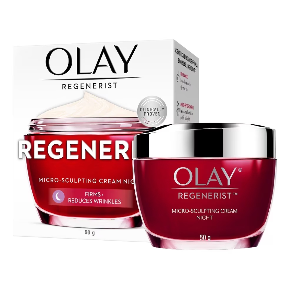 Kem Dưỡng Olay Regenerist Micro-Sculpting Chống Lão Hóa Da Ban Đêm 50g