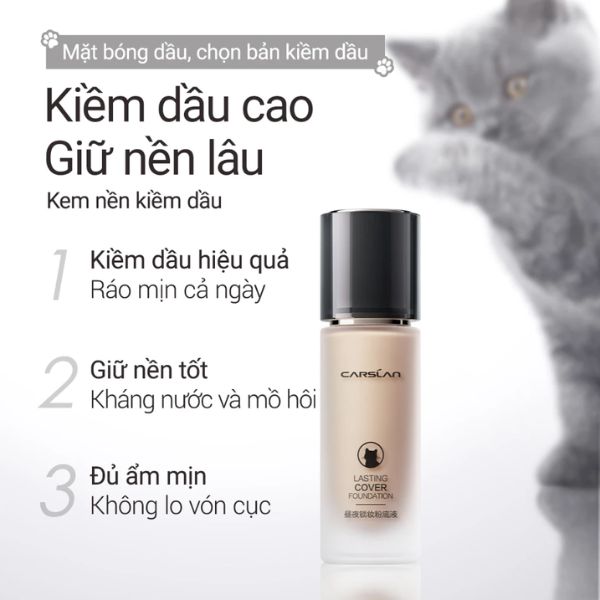 Kem Nền Carslan Lasting Cover Foundation