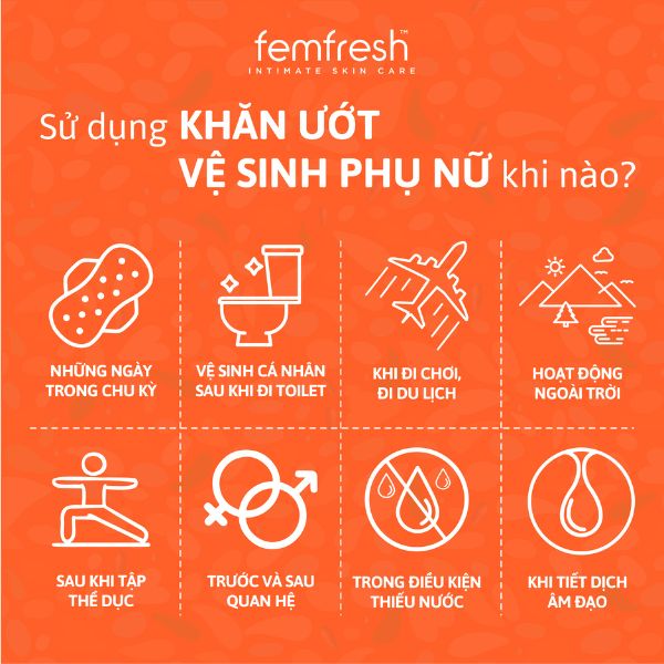 Khăn Ướt Vệ Sinh Vùng Kín Hằng Ngày Cao Cấp Femfresh 25 Tờ