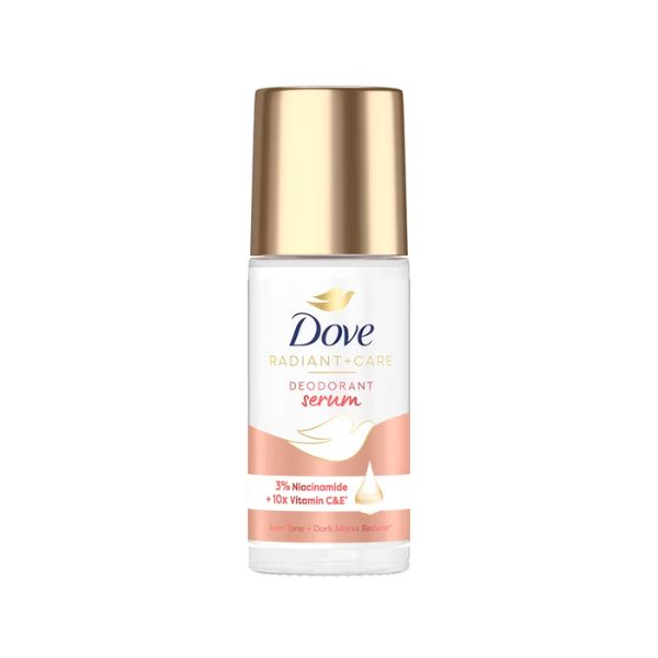 Lăn Khử Mùi Dove 3% niacinamide +10x Vitamin C&E 45ml Tinh Chất Serum Thu Nhỏ Lỗ Chân Lông 45ml