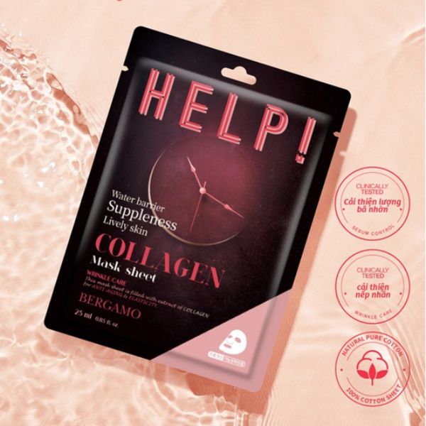 Mặt Nạ Bergamo Help - Collagen