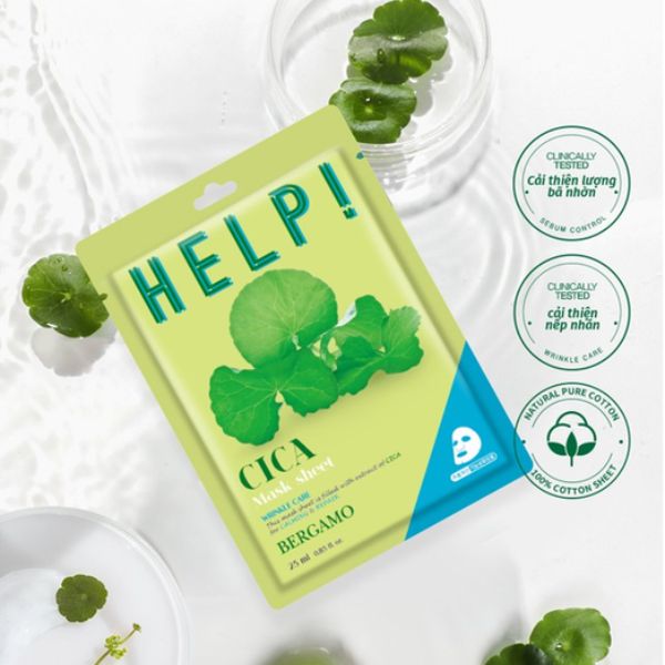 Mặt Nạ Bergamo Help - Rau Má