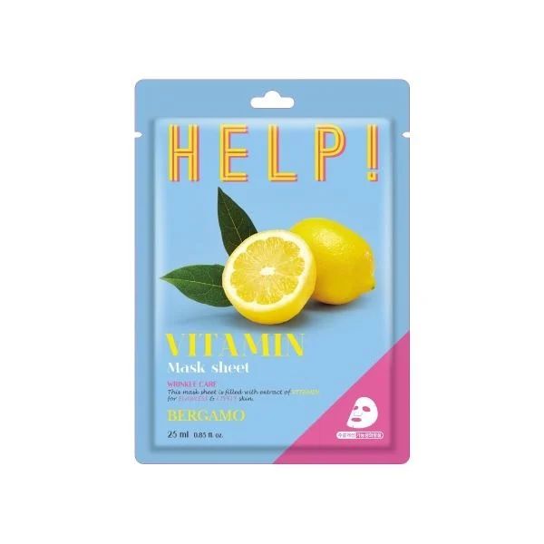 Mặt Nạ Bergamo Help Vitamin - Chanh