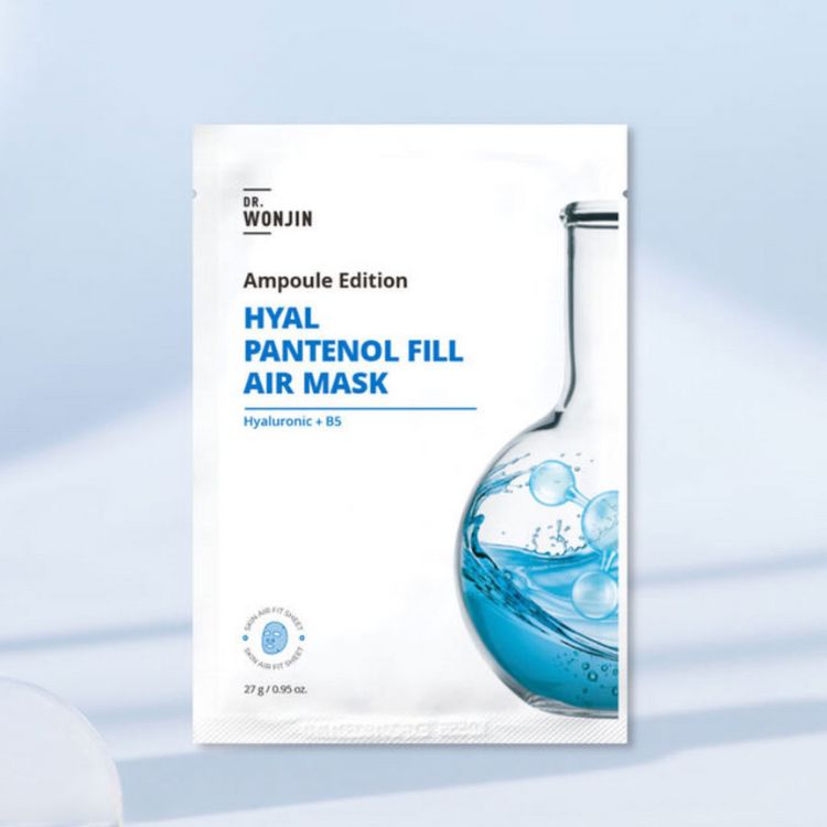 Mặt nạ Dr.Wonjin Ampoule Hyal Pantenol B5 Fill Air Mask - Xanh Dương