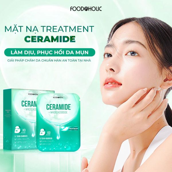 Mặt Nạ food A Holic - Ceramide Làm Dịu, Phục Hồi Da Mụn 1 PCS