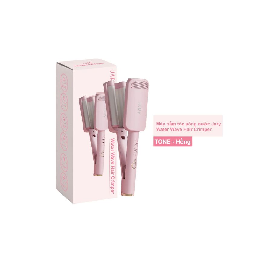 Máy Làm Tóc Jary Water Wave Hair Crimper Bấm Sóng Nước - Màu Hồng