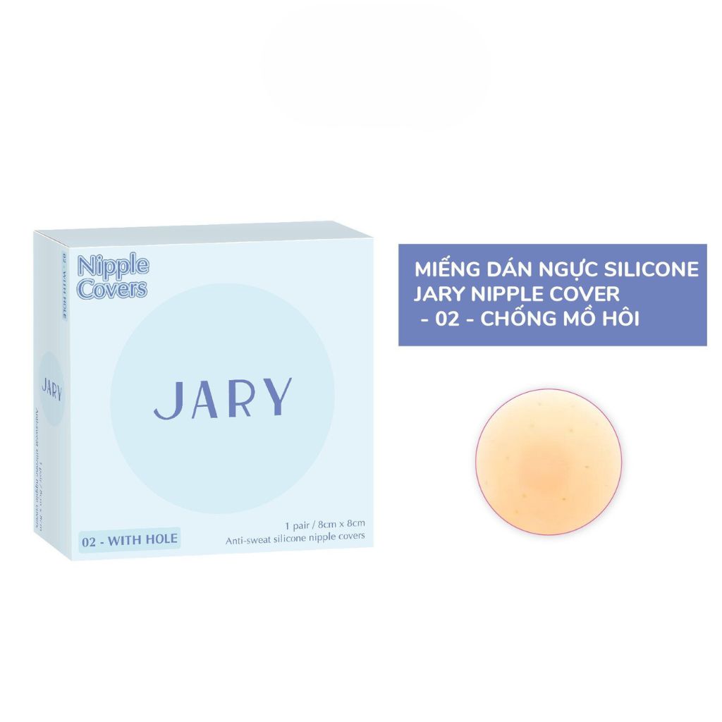 Mô tả Miếng Dán Ngực Jary Silicone Jary Nipple Cover - 02 Chống Mồ Hôi
