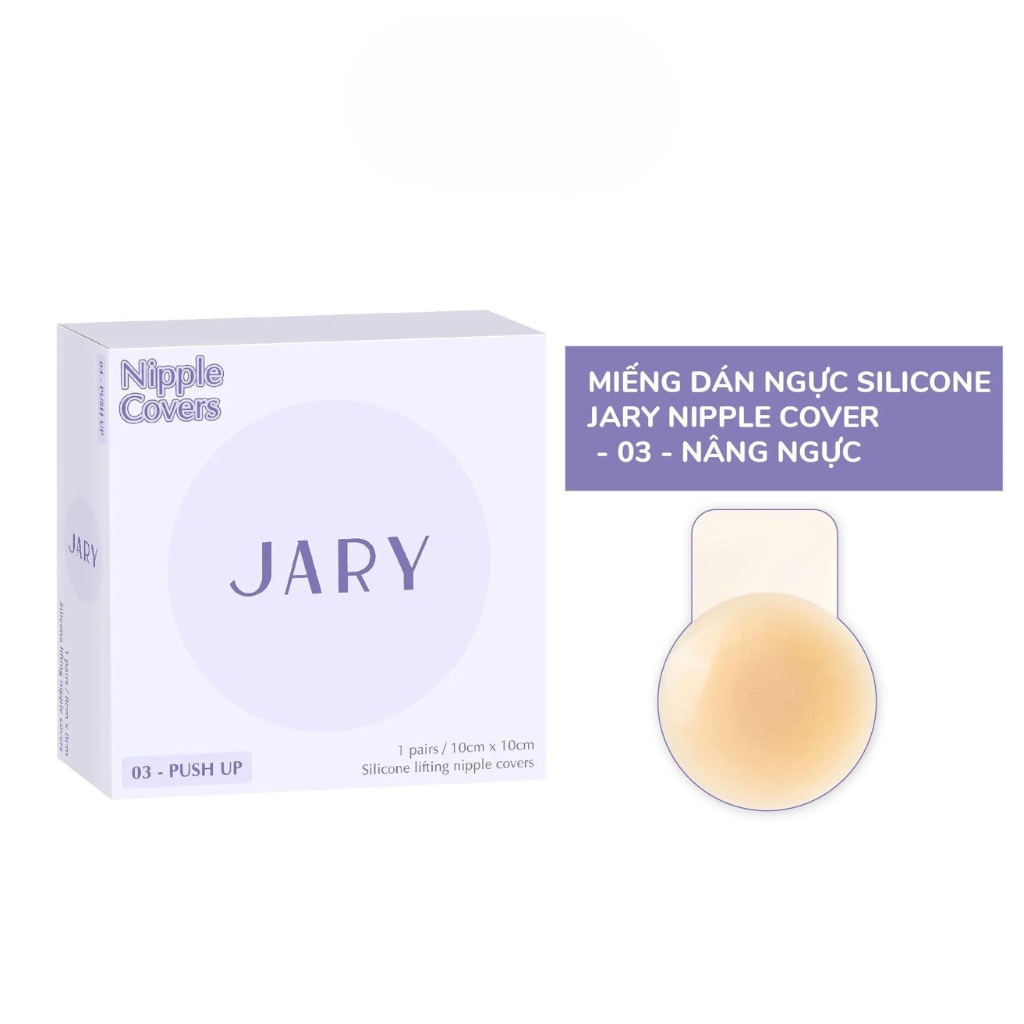 Mô tả Miếng Dán Ngực Jary Silicone Jary Nipple Cover - 03 Nâng Ngực