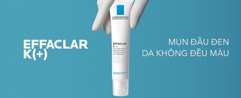 Mô tả kem dưỡng La Roche-Posay  Effaclar K+ giảm mụn đầu đen và bóng nhờn