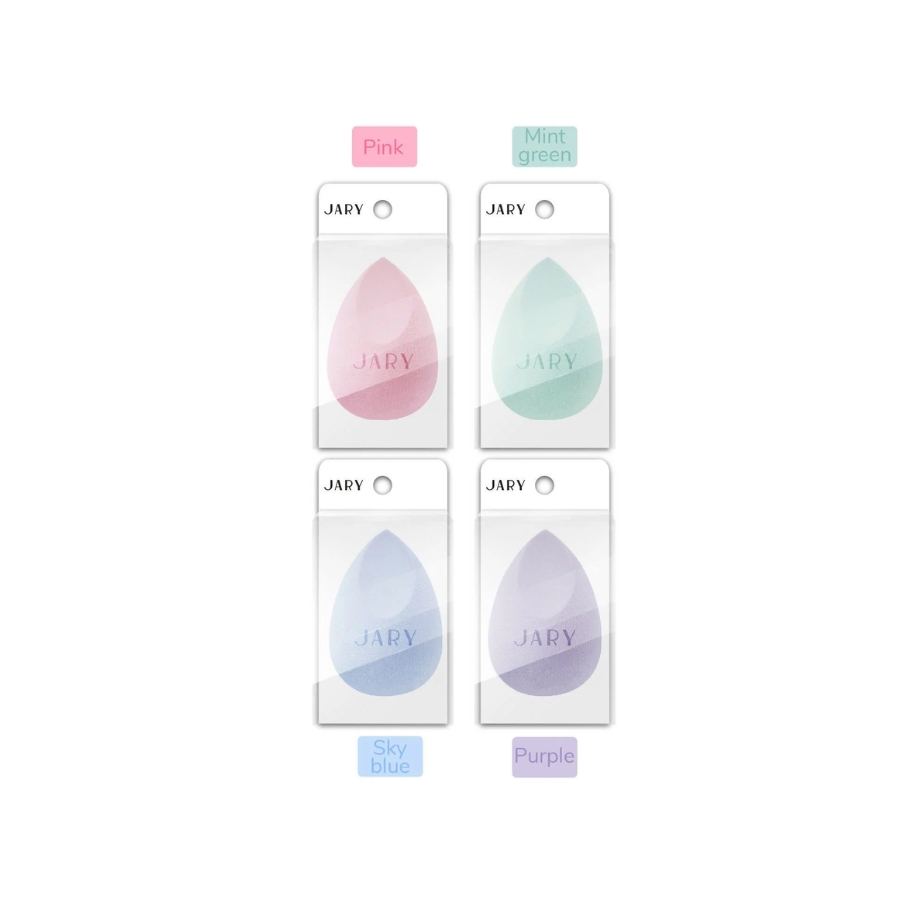 Mút Tán Nền Jary Makeup Sponge Vạt Xéo - Full Box