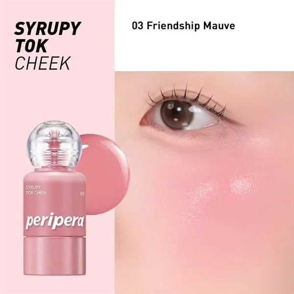 Phấn Má Peripera Syrupy Tok Cheek Dạng Kem 03