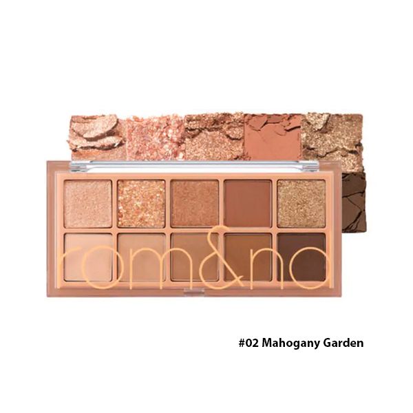 Phấn Mắt 10 Ô Romand Better Than Palette - 02 Mahogany Garden