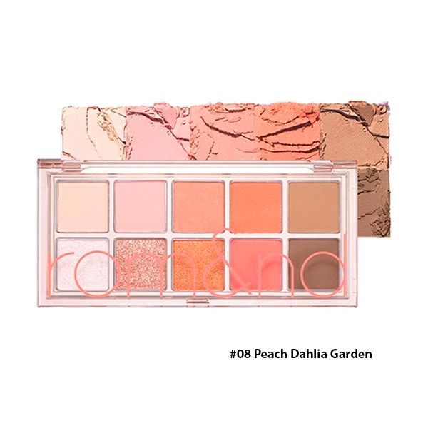 Phấn Mắt 10 Ô Romand Better Than Palette - 10 Peach Dahlia Garden