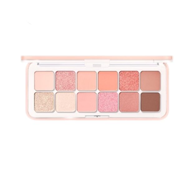 Phấn Mắt Clio Pro Eye 12 Ô Pallete Air 09 Peach Mate Apple: Tone 