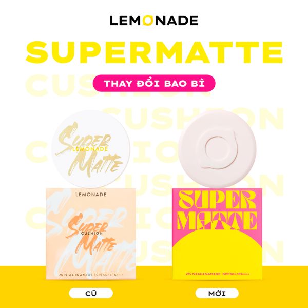 Phấn Nước Kiềm Dầu - Lemonade SuperMatte Cushion