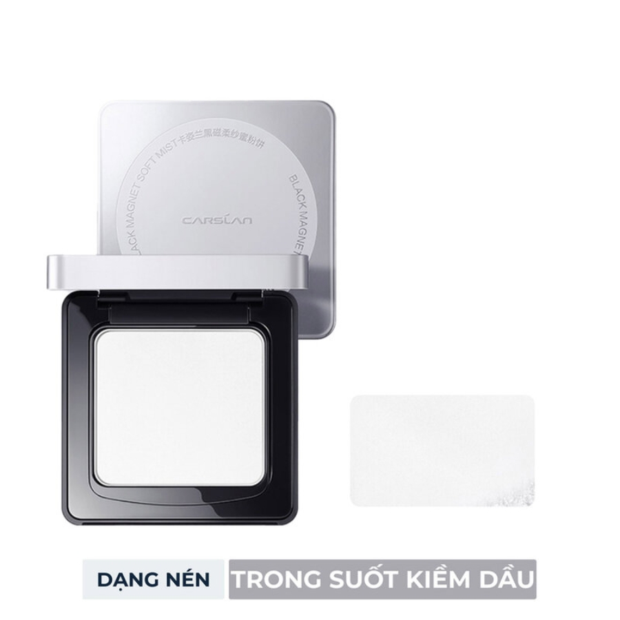 Mô tả Phấn Phủ Carslan Black Magnet Soft Mist Powder Dạng Nén 02 Siêu Kiềm Dầu