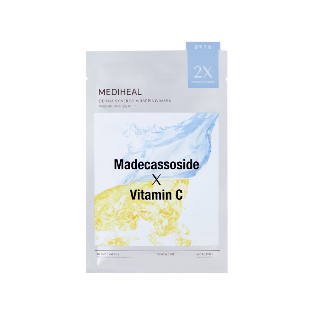 Mediheal Derma Synergy Wrapping Mask - Toning Care (Madecassoside x Vit C)