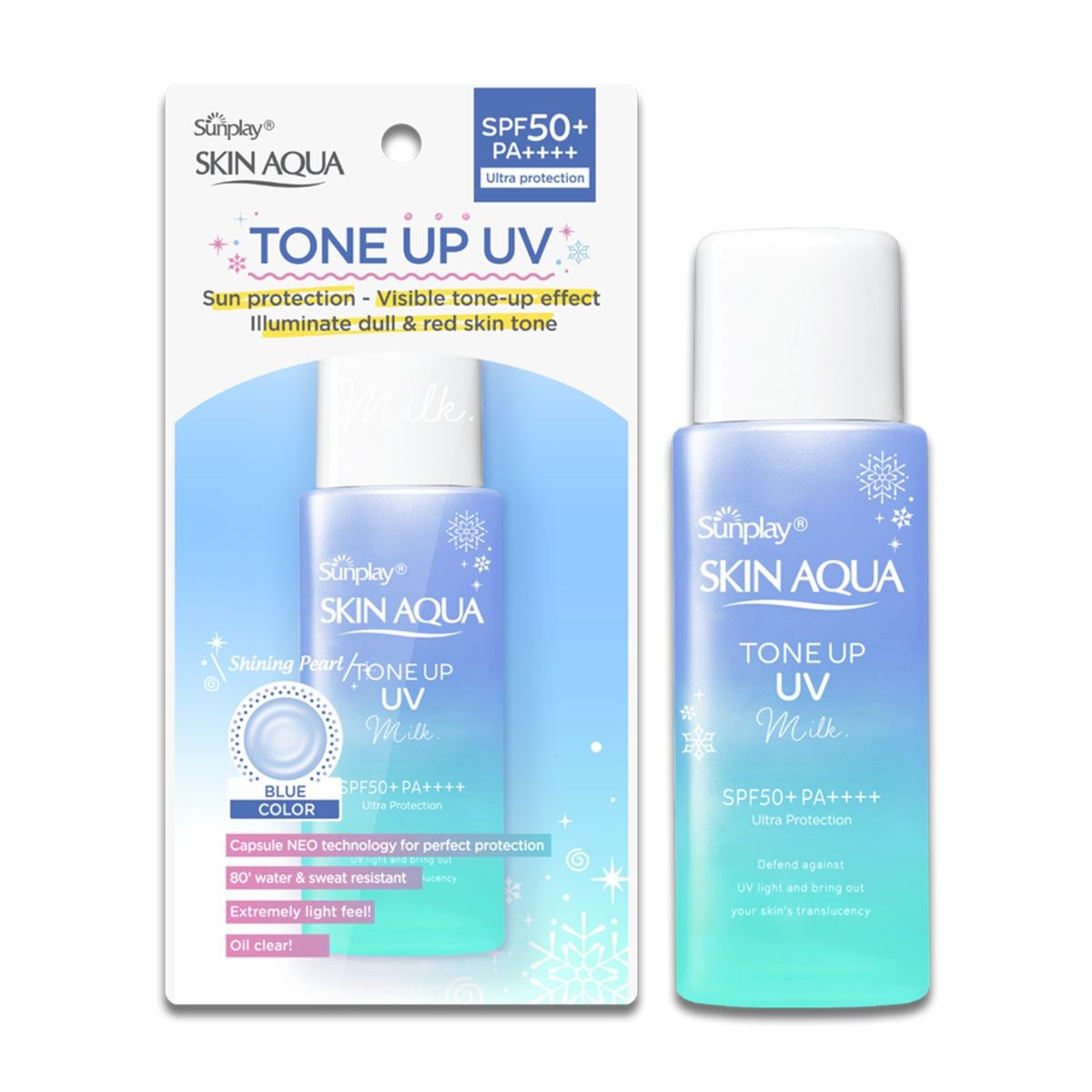 Sữa Chống Nắng Sunplay Skin Aqua Hiệu Chỉnh Màu Da Blue 50g