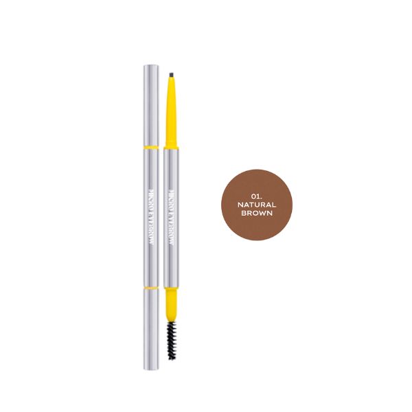 Chì Kẻ Mày Lemonade Siêu Mảnh Lâu Trôi Micro Eyebrow - 01 Natural Brown