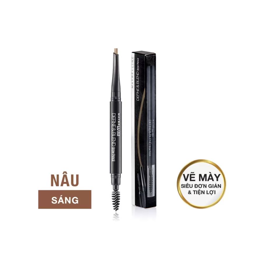 Chì Kẻ Mày Maybelline Define & Blend Brow Pencil - Light Brown