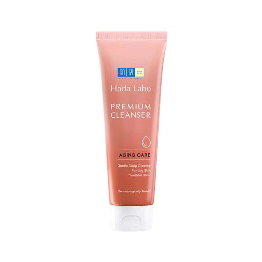 Sữa Rửa Mặt Hada Labo Premium Cleanser Aging Care Chăm Sóc Da Lão Hóa Cao Cấp 100g
