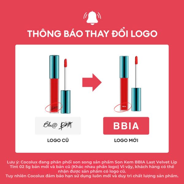 Son Kem BBIA Last Velvet Lip Tint 02 5g