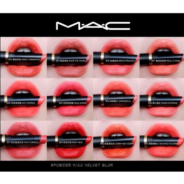 Son Thỏi MAC Powder Kiss Velvet Blur Slim