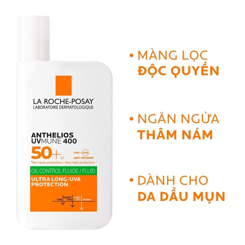 Sữa chống nắng Anthelios UVMune400 Oil Control 50ml