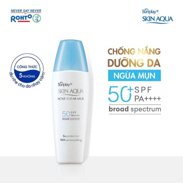 Sữa chống nắng Sunplay Skin Aqua Acne Clear Milk 25g
