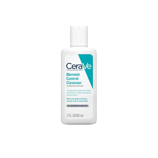 Sữa Rửa Mặt Cerave Blemish Control Cleanser Cho Da Dầu Mụn 88ml