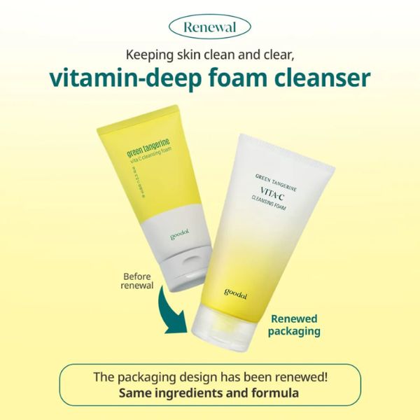 Sữa rửa mặt Goodal Green Tangerine Vita C Cleansing Foam