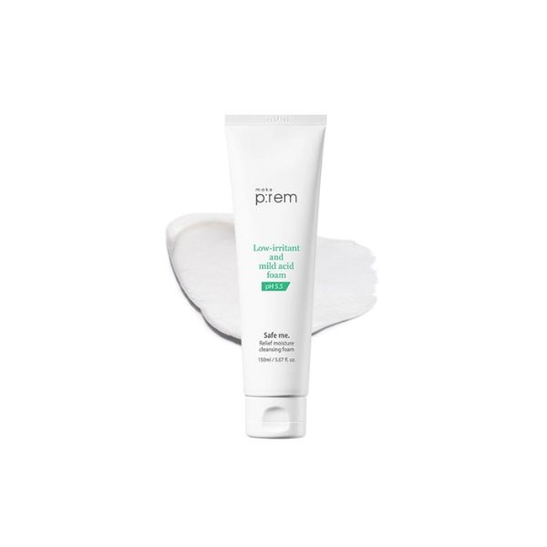 Sữa Rửa Mặt Make P:rem Safe Me Relief Moisture Cleansing Foam 100ml