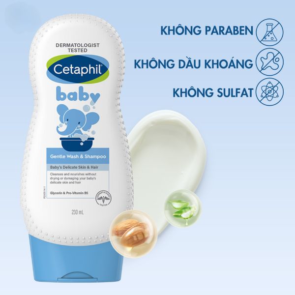 Sữa Tắm Cetaphil Baby Dưỡng Ẩm 230ml