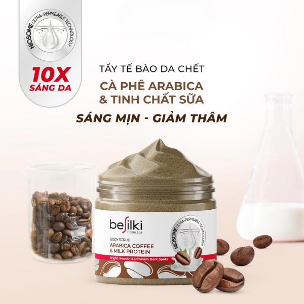 Tẩy Tế Bào Chết Besilki Arabica Coffee & Milky Protein
