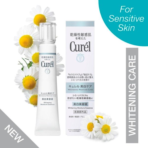 Tinh Chất Curel Whitening Moisture Essence Làm Mờ Nám, Sáng Da 30g phù hợp với cả da nhạy cảm