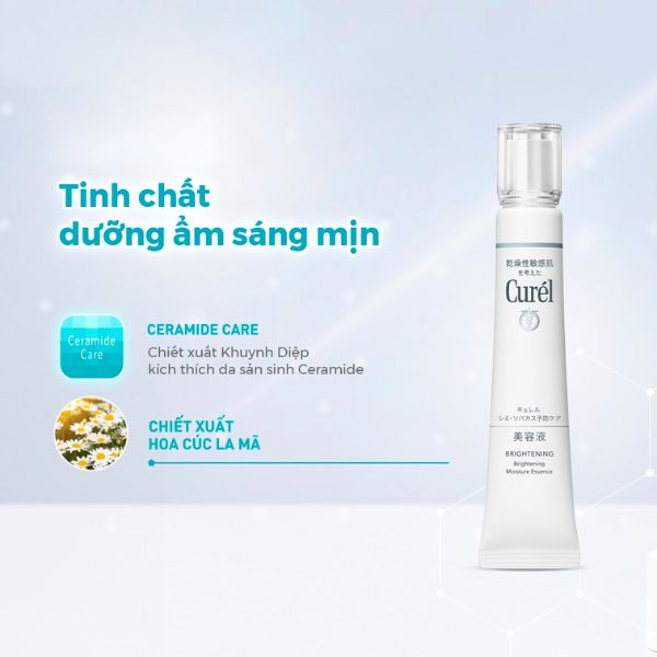 công dụng nổi bật của Tinh Chất Curel Whitening Moisture Essence Làm Mờ Nám, Sáng Da 30g