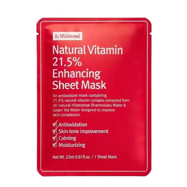 Mặt Nạ By Wishtrend Vitamin 21.5 Enhancing Làm Sáng Da 23ml